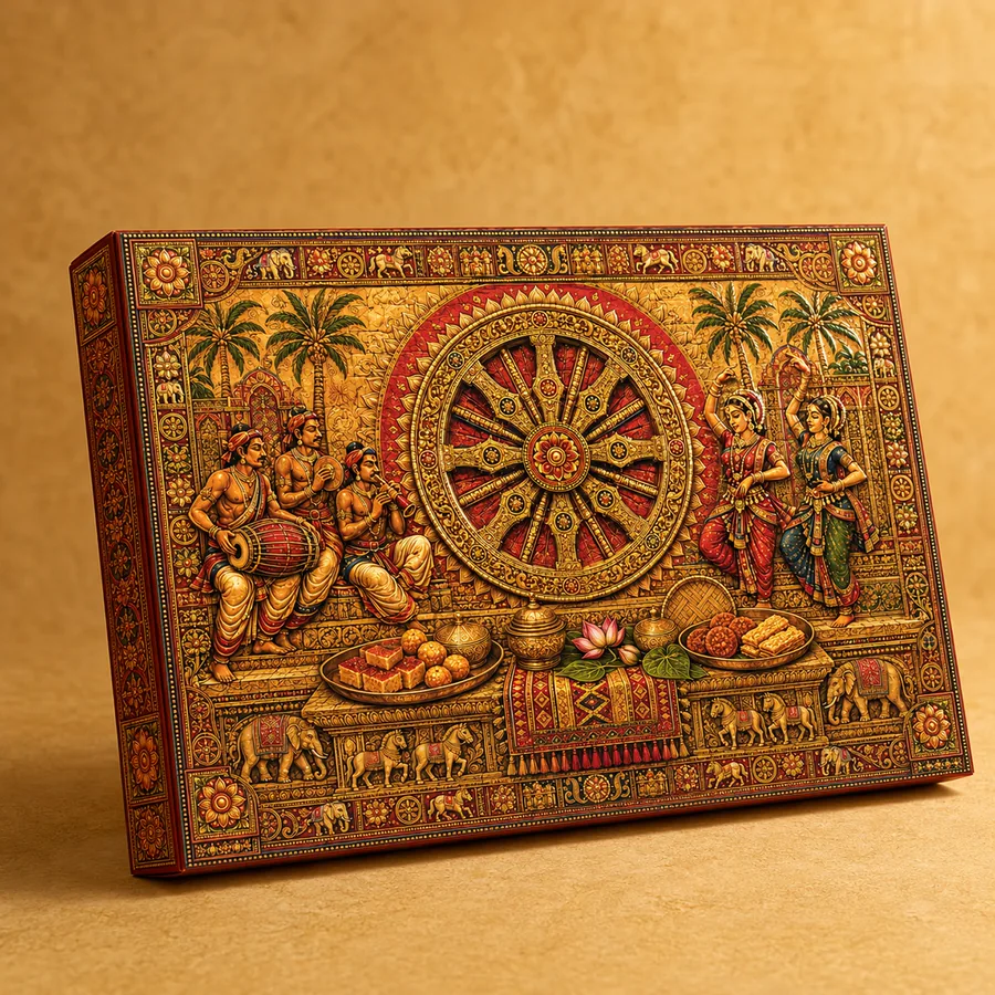Konark empty sweet box — view 1