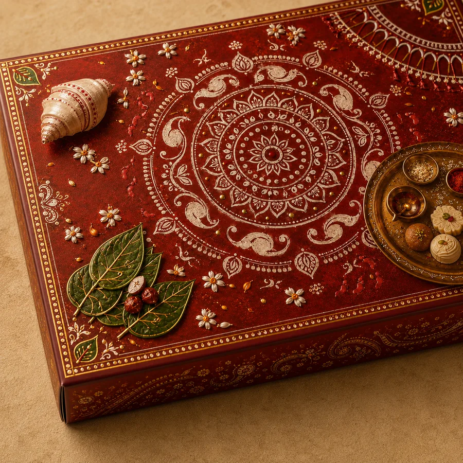 Naibedya empty sweet box thumbnail 3